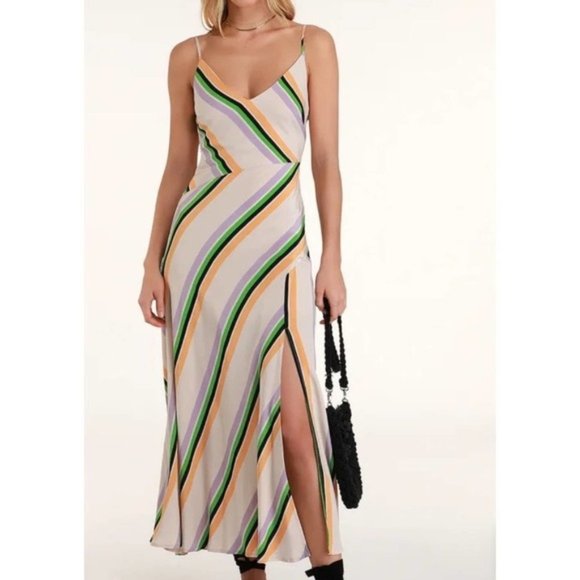 Astr Dresses & Skirts - NWT ASTR the label multi stripe dress. Size S